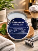 Simhanara Aqua Fresh Shaving Soap|80 grm| - Image 2