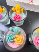 Simhanara Mini Succulent Glass Candle (Pack of 6) - Image 3