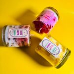 Pack Of 3 Jar Latte Candle