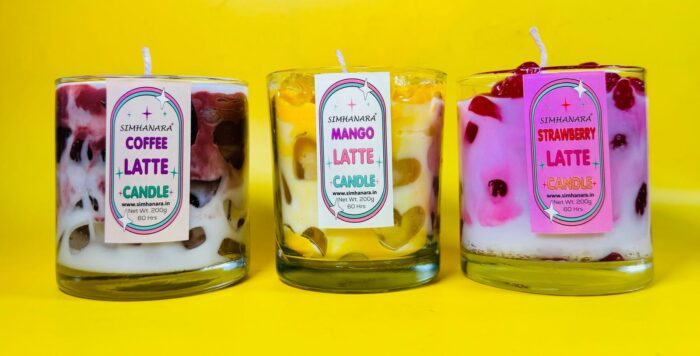 Pack Of 3 Jar Latte Candle - Image 3