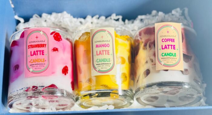 Pack Of 3 Jar Latte Candle - Image 4