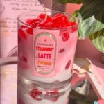 Strawberry Smoothie Candle Jar