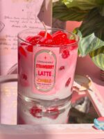 Strawberry Smoothie Candle Jar