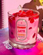 Strawberry Smoothie Candle Jar - Image 3