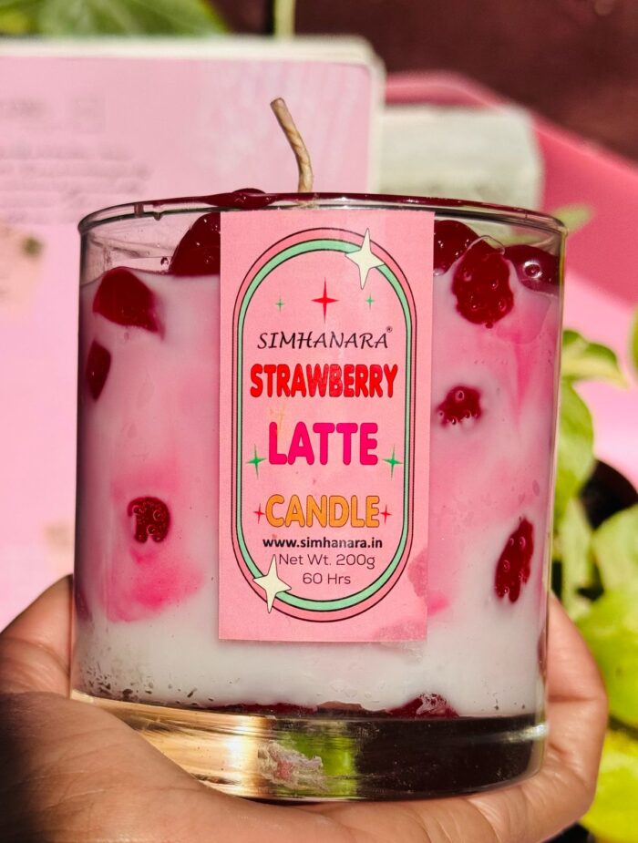 Strawberry Smoothie Candle Jar - Image 5