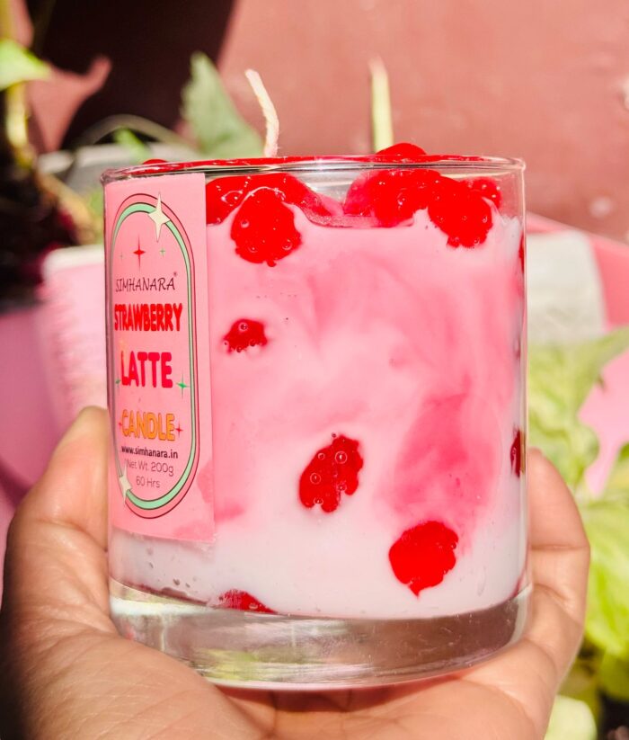 Strawberry Smoothie Candle Jar - Image 6