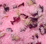SIMHANARA Bath Salt with Rose and Lavender, Glass Bottle with Cork Stopper, 100 Gram - Image 6