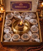 Pack Of 2 Havan Cups, Traditional Ritual Fire Offering Cups with Brass Plated Bowl