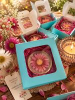 SIMHANARA Bloom Candle ( 100 grm | Brass Finish Bowl) - Image 4